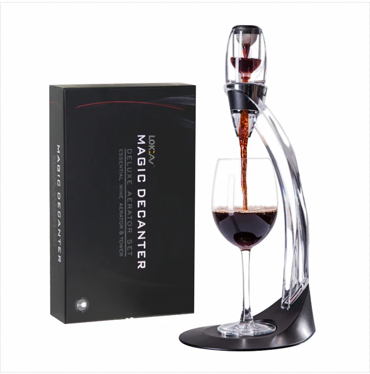 Aerating Liquor Bottle Spout Speed Wine Purifier Wine Aeration Carafe Wine Decanter Dispenser