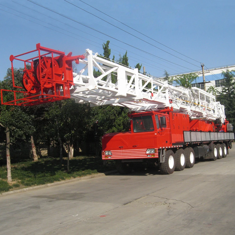 RG Petro Intelligentized automation smart  truck-mounted drilling rig and  Workover Rig XJ100