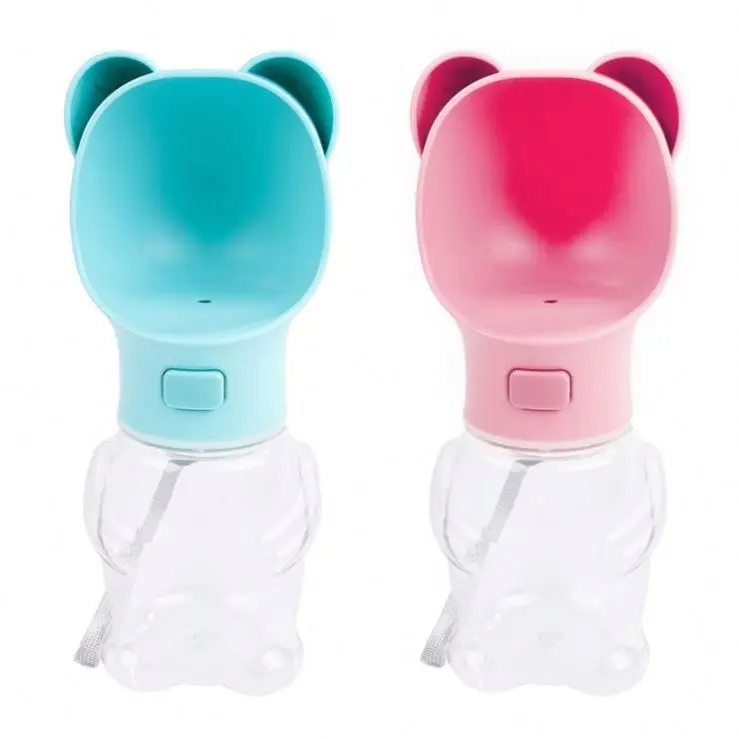 China Best Selling Products Pet Accessories Outdoor Pet Travel Plastic Portable BPA-free 500ML Pet Products Dog Water Bottle