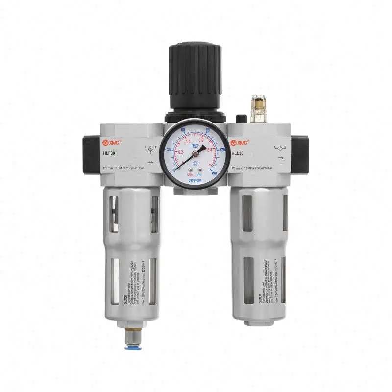 HLC30-03 G3/8' inch pneumatic service units FRC midi metal design air compressor filter regulator oil lubricator
