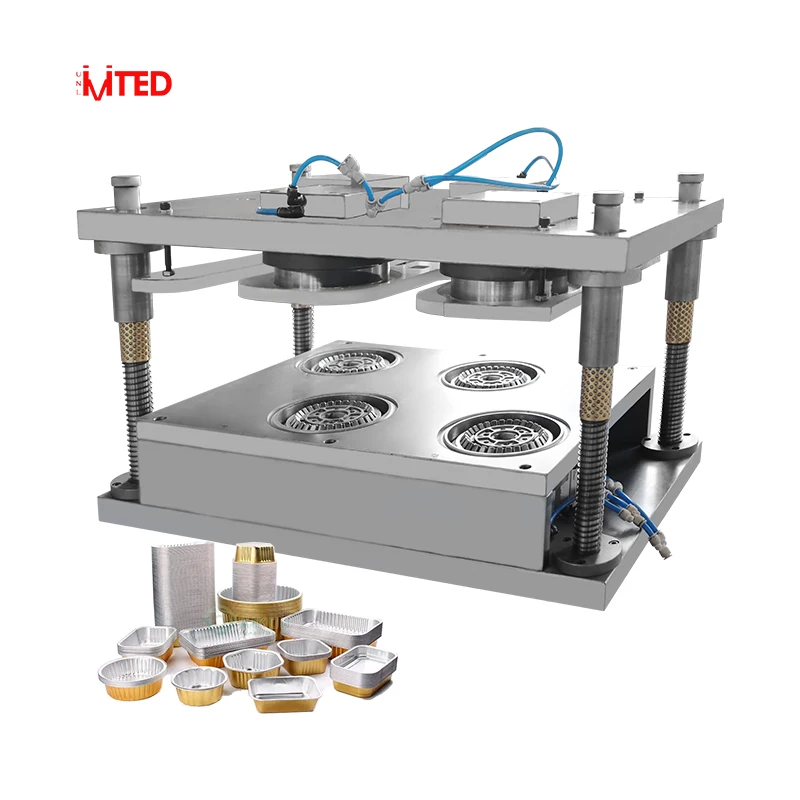 RZLH-MJ stable disposable recycle aluminum foil baking tray for making cakes bbq punch die mould