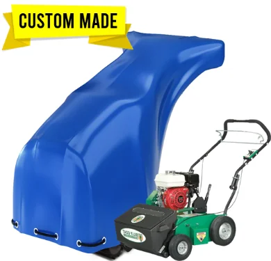 Custom Made Heavy duty waterproof PVC Tarpaulins for overseeder machine cover