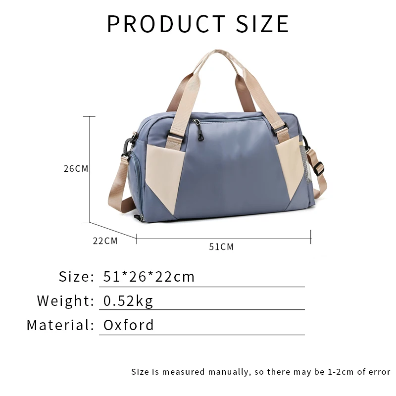 Custom Waterproof Oxford Travelling Duffle Bag With Logo Men Womens Wholesale Overnight Tote Travel Bag