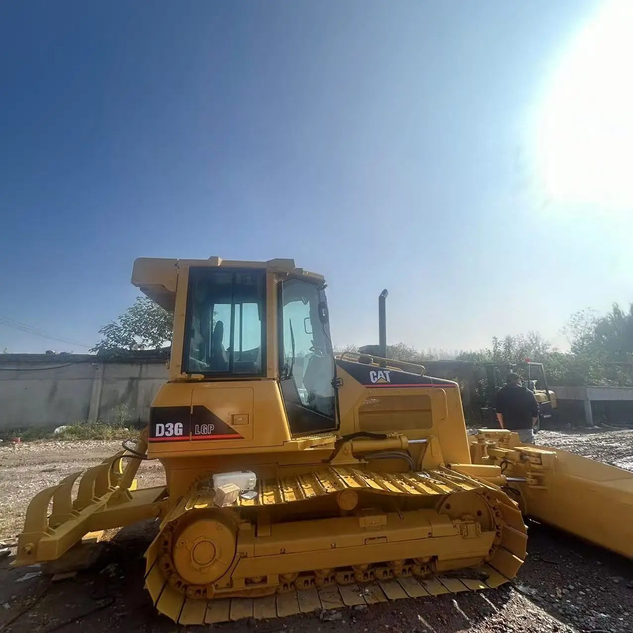 Original used CAT D3G bulldozer second hand earthmover CAT D6G  D3G pushdozer in good condition with low price