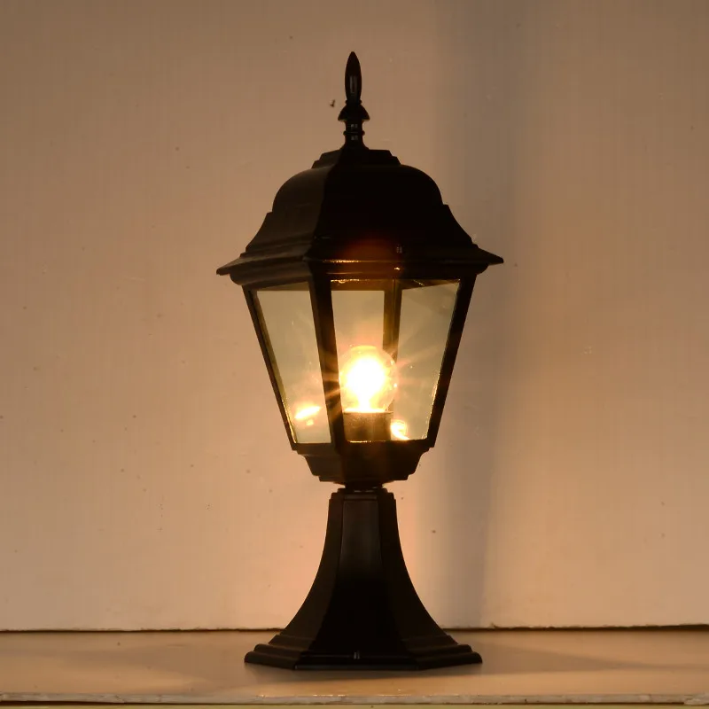 Ancient High Quality Hot Sale Outdoor Aluminum Waterproof Pillar Light Garden Gate