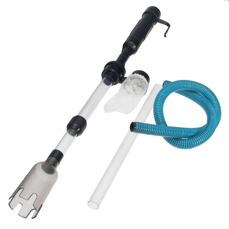 Aquarium equipments Battery Syphon Operated Fish Tank Vacuum Gravel Water Filter Clean Siphon Filter Cleaner Fish Tank Tools