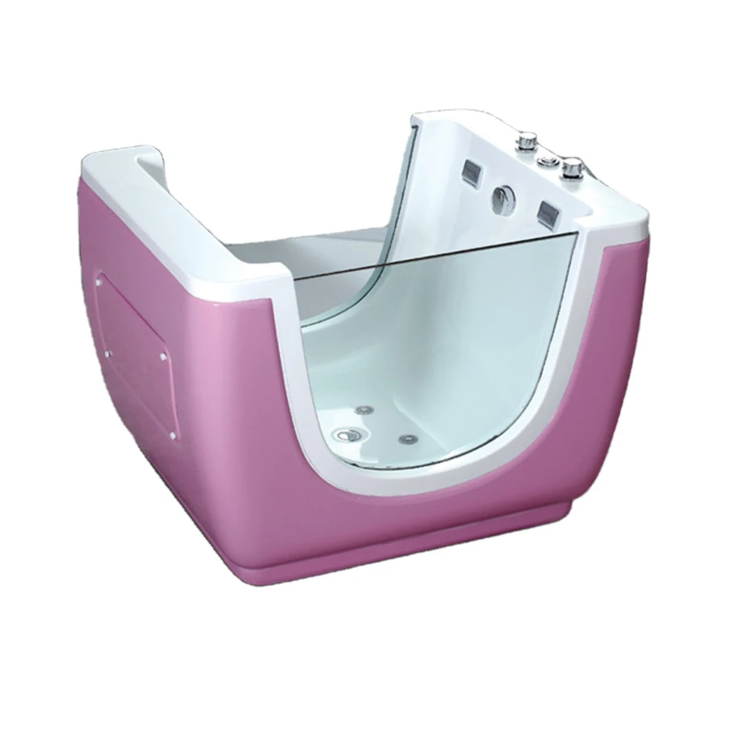Elegant Quality Pure Acrylic Freestanding Bath Tub Soaking Bathtub Special Design Bathtub for Kids DX1015