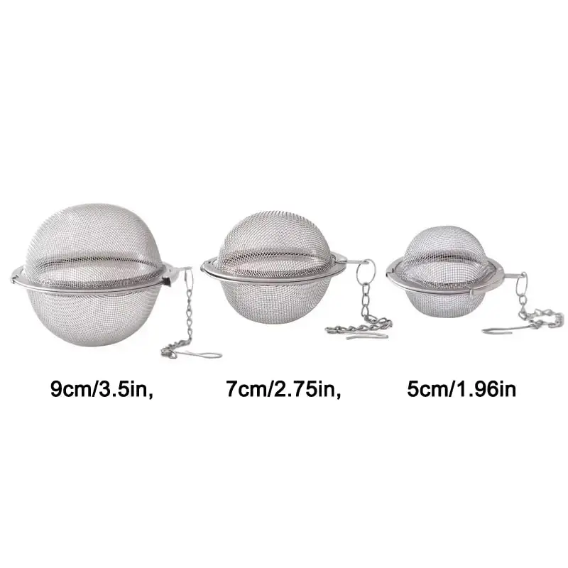 Stainless Steel Infuser Strainer Mesh Locking Tea Leaves Ball Filter