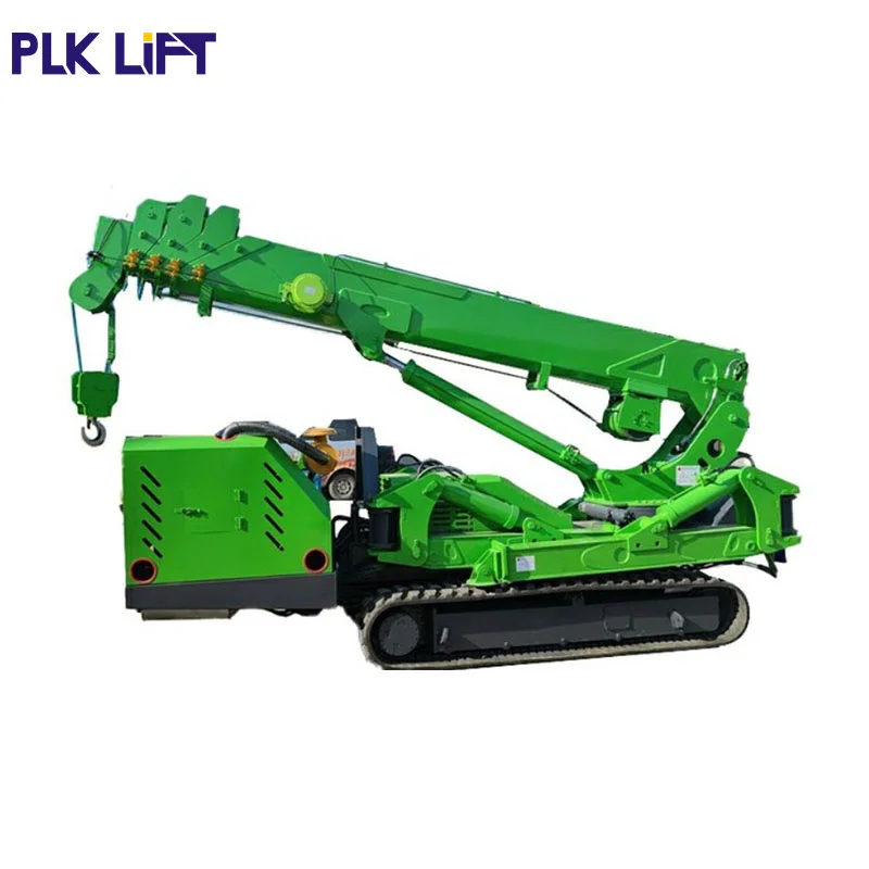 1.2t Gasoline Honda Engine Hydraulic Lift Crawler Mini Spider Crane