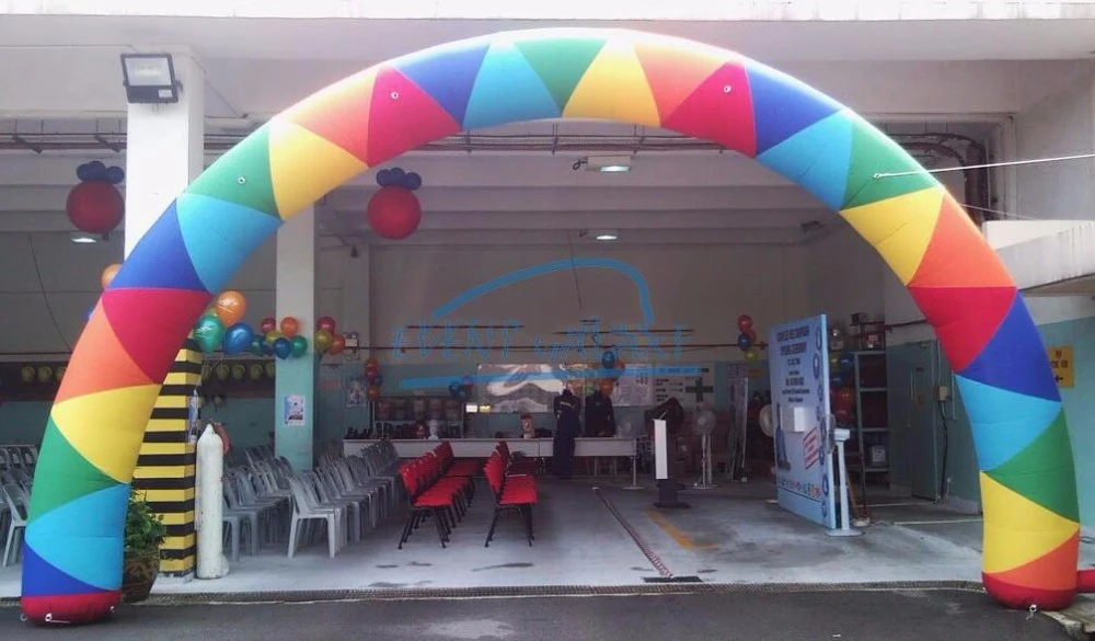 Wholesale Cheap inflatable arch tunnel CE approved blower customized logo size inflatable arch
