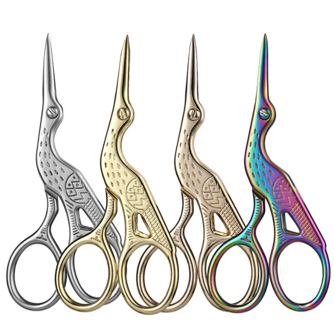 Stainless Steel Mini Makeup Beauty Scissors Cuticle Eyebrow Trimming Eyelash Extension
