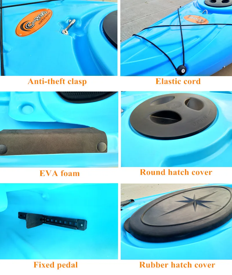 Csea kayak One Person Cheap kayak for rental and club