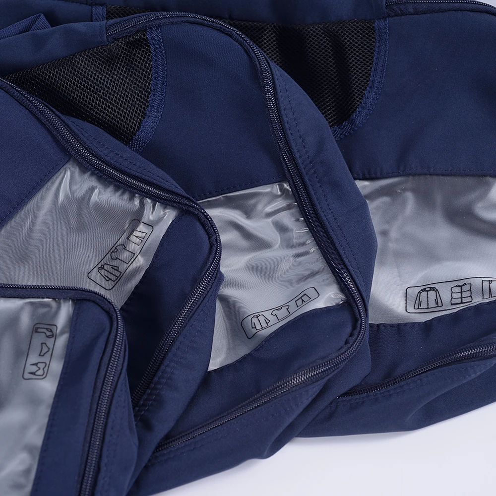 multi size  Waterproof Storage Handbag for cloth Transparent PVC Bath Wash Case Splicing Case Cosmetic & shoes bag