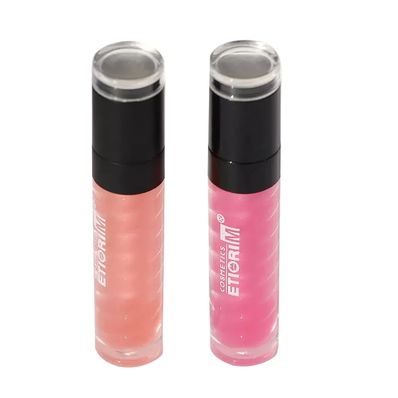 Herbal lip gloss with private logo pigment glitter glaze lip gloss