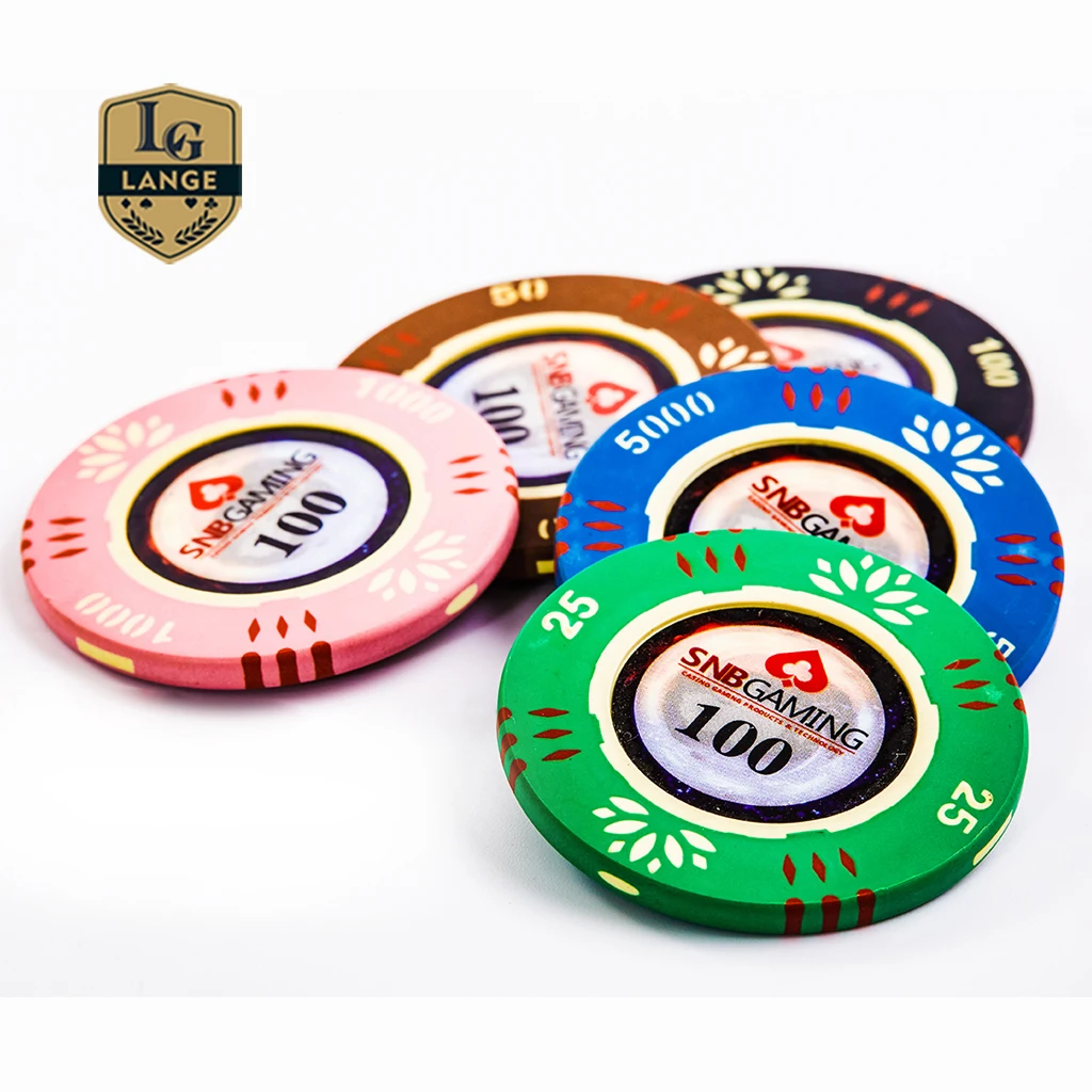 14 gram Gaming Magnetische Poker Chip Custom Infrared Ray Majestic Poker Chips
