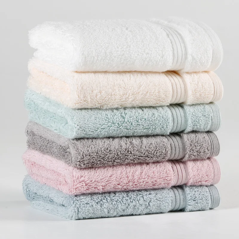 5 Star Hotel Bedroom Spa 100% Egyptian Cotton White Absorbent Sustainable Hand Towel