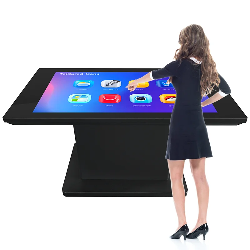 Newest price 55 inch smart home product multi-function touch screen table computer 10 point capacitive interactive table