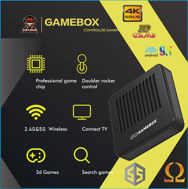 Coopreme 4k Hd Family G11 Tv Video Game Console Built-in 30000+ Games With Wireless Controllers Tv Games Box