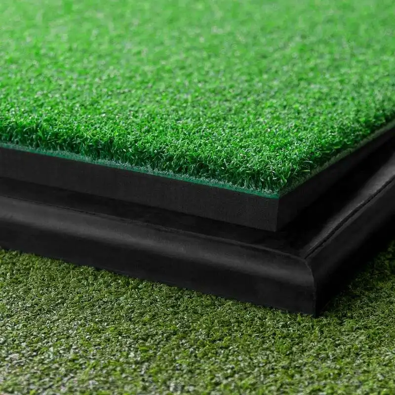 Hanwei factory New product Golf Driving Mat Wholesale Custom size  golf practice mat  for artificial grass
