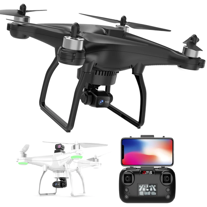 X35Pro2 5G GPS бесщеточный Wi-Fi 720P с дистанционным управлением Дрон камерой 3-осевой и портативный монопод шарнирным замком автоматического возврата RC Quadcopter