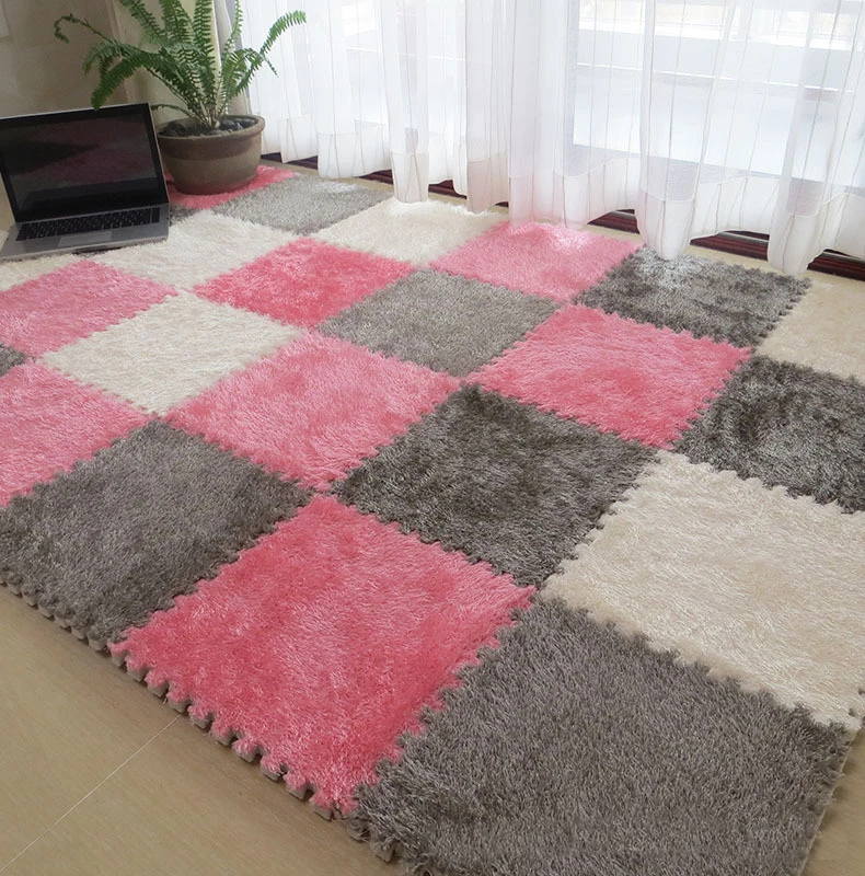 educational resilient carpet tiles for toddlee  custom non-woven interlocking eva foam carpet tile seagrass removable tile rug