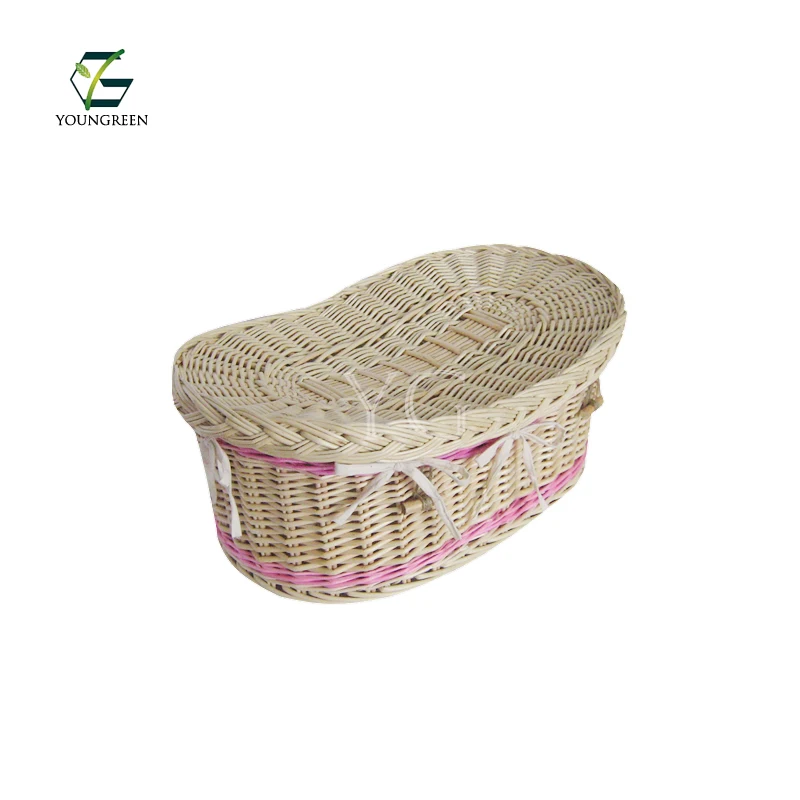 Cymbiform Willow Wicker Pet Animal Cremationl шкатулки