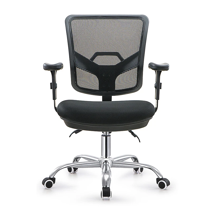 Foshan fabric full mesh middle back flip up arms ergonomic office chairs