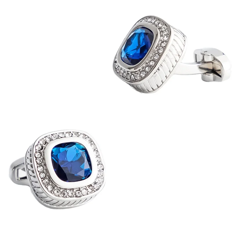 2024 new boyi Custom Epoxy Cufflink Golf Vintage Cheaper Steampunk Square Cufflinks for Men