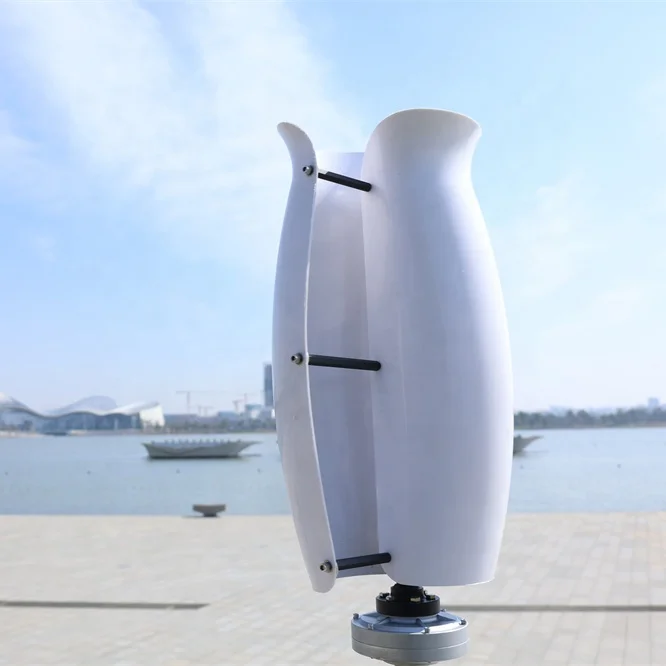 Solar and Wind Power 48V 1200W 2kw 3kw 4kw 5kw Vertical Axis Wind Turbine with Inverter