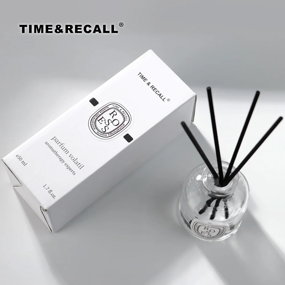 FH Luxury Home Decoration Reed Diffuser Glass Bottle Set Design Natural Scented Candles Wholesale and Reed Diffuser Oil