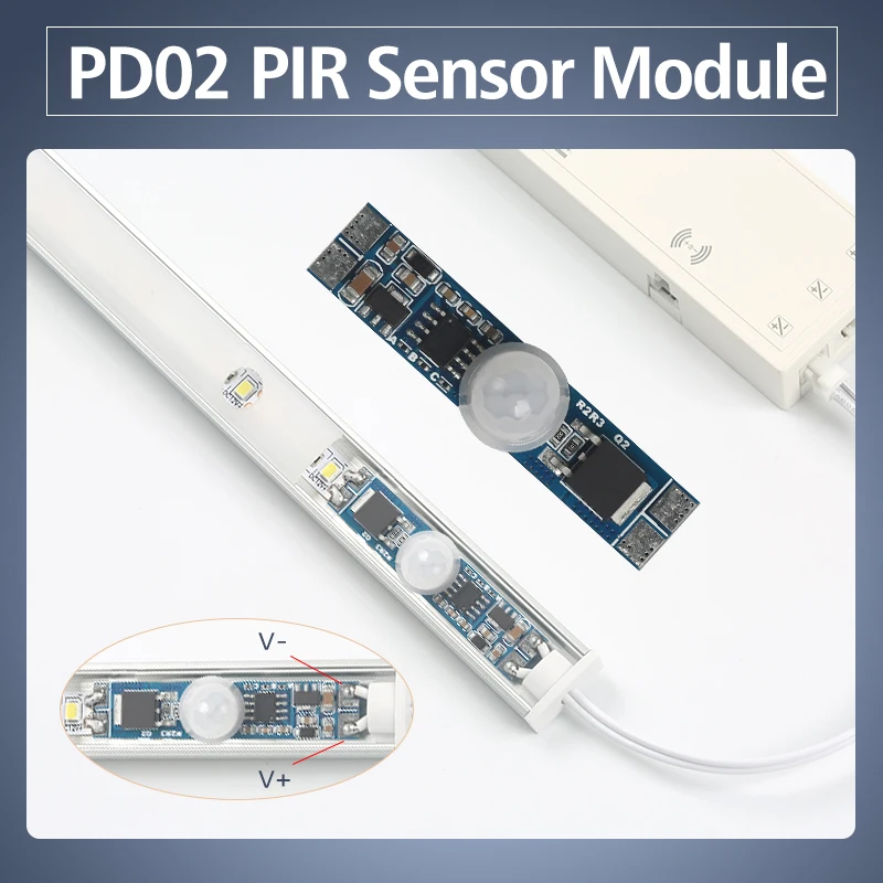 OEM/ODM Available DC12V/24V Pir Human Body Proximity Sensor module 3A 36W 72W pir sensor switch for led light