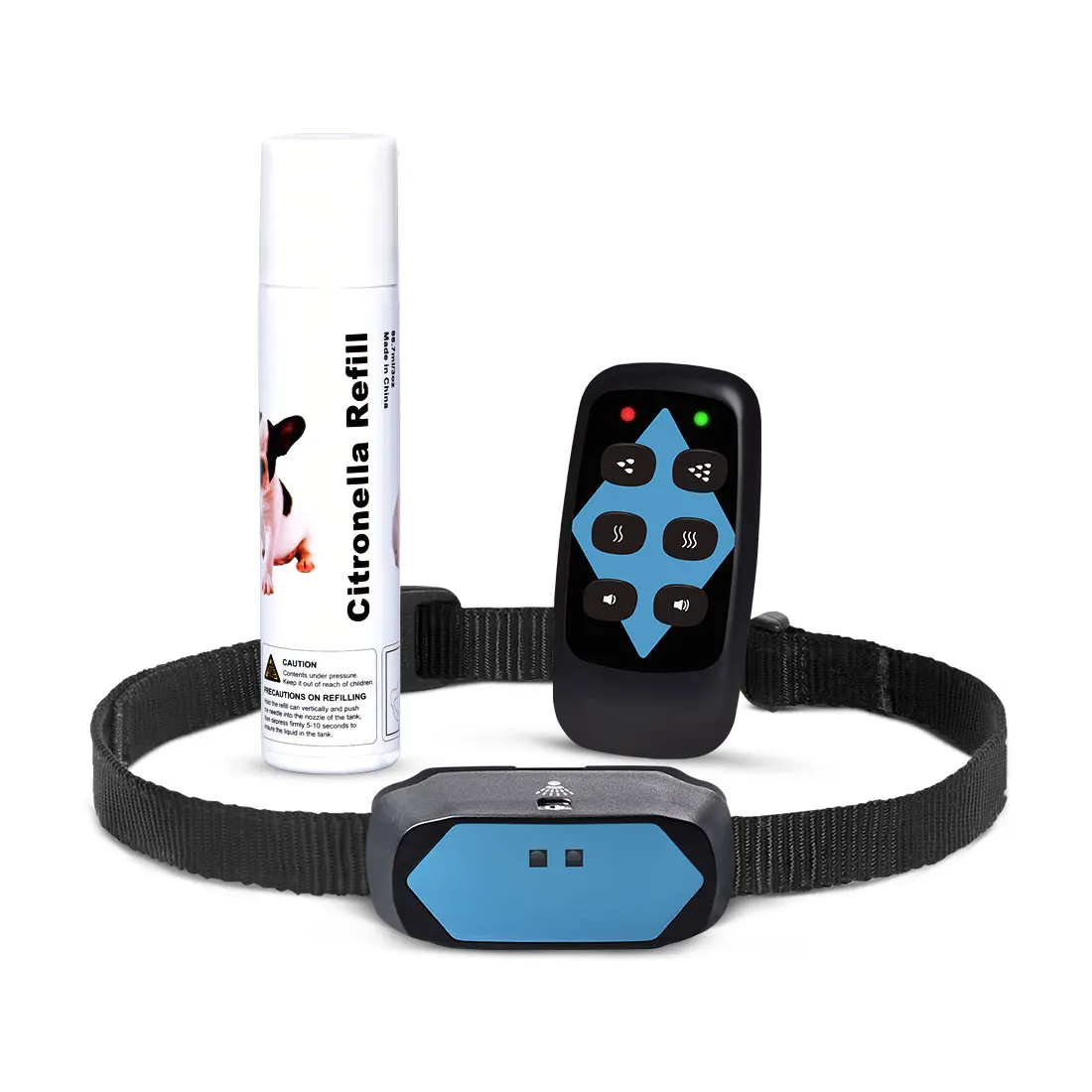 Amazon 2021 pet products anti-barking remote dog bark collar spray dog training collars waterproof rechargeable tone vibration