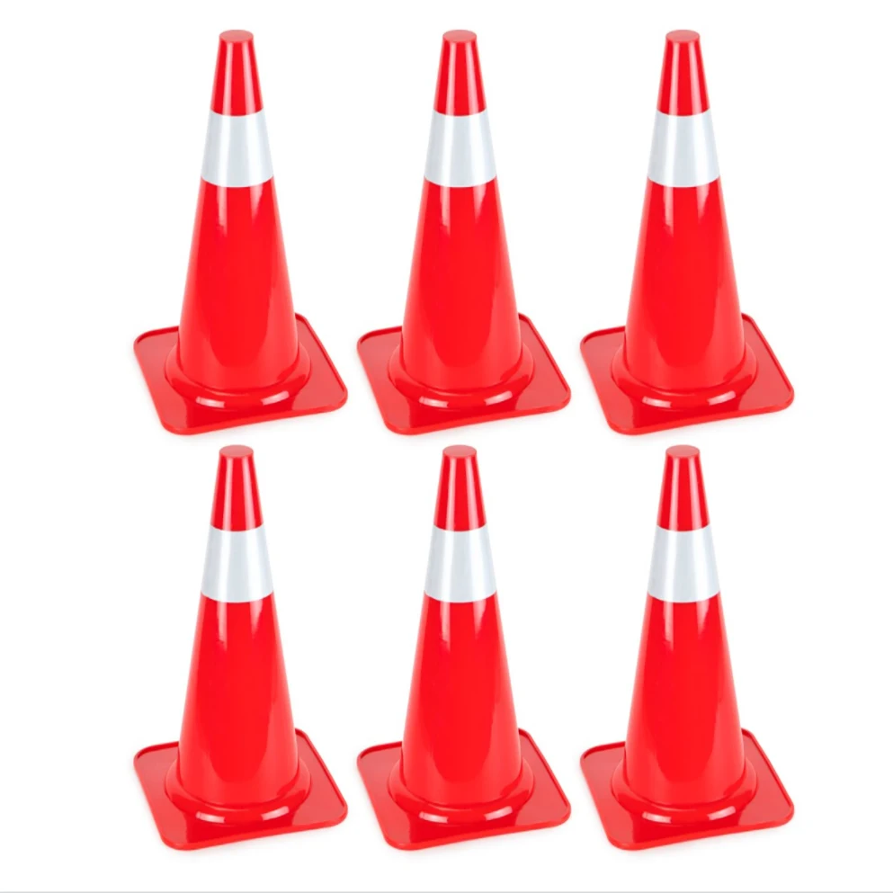 Netherlands Hot Sale Europe Standard Ce Approved Factory Price Pvc Road Traffic Cone Safety Cone With Reflective Tape
