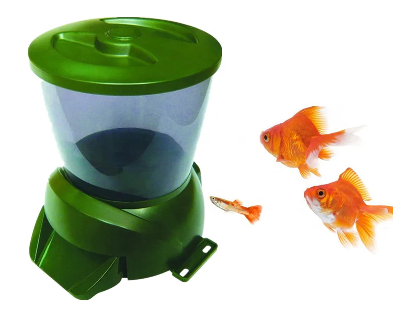 Automatic Pond Aquarium Tank Digital Fish Feeder with large capacity automatic fish feeder