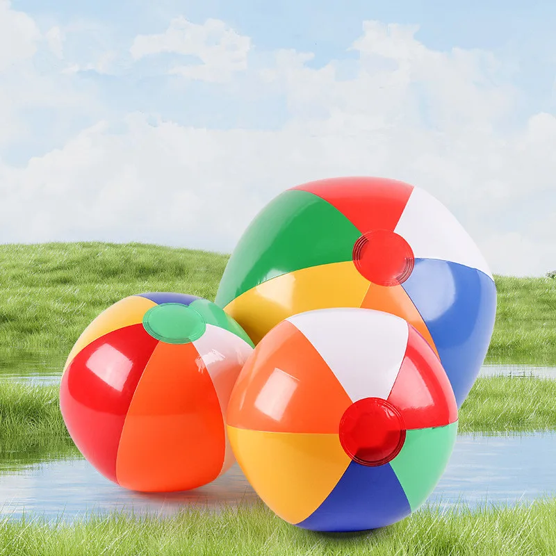 Рекламные большие пляжные мячи с логотипом печать на заказ красочный арбузный пляжный мяч