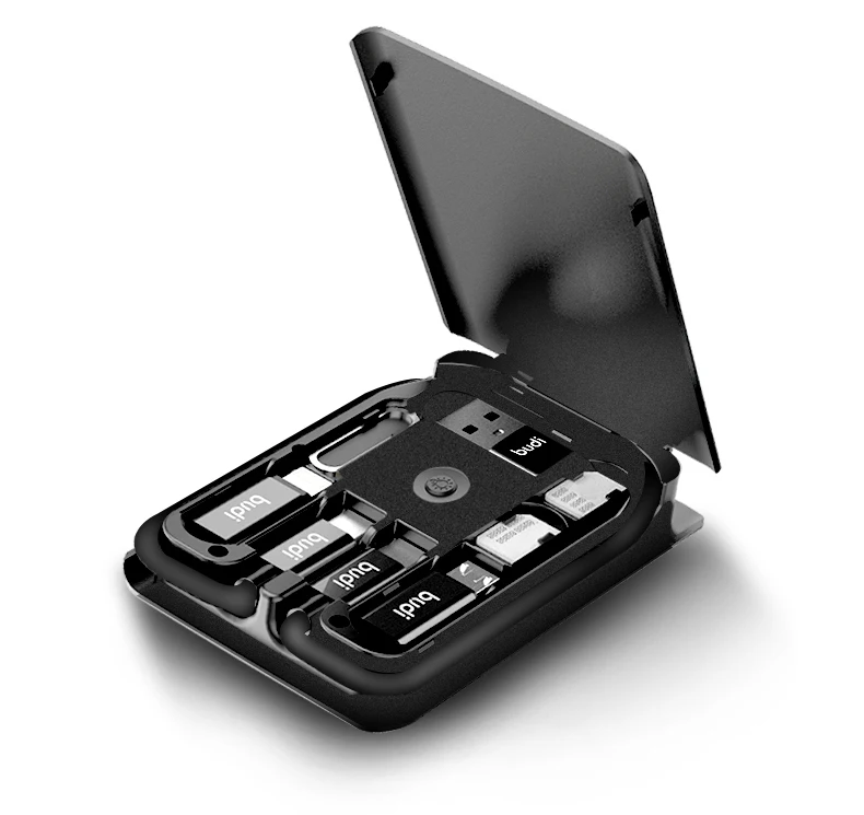  Высококачественный адаптер micro-usb type c от budi устройство для чтения TF-карт с беспроводным зарядным устройством всех смартфонов