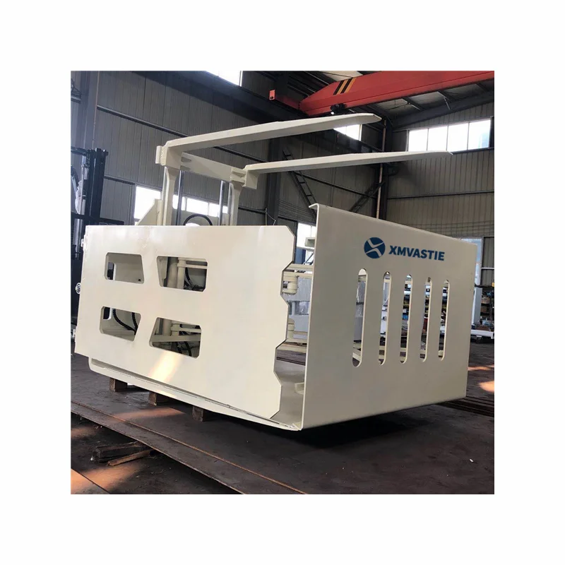 Diesel Forklift Truck Pallet Turnover Clamp with Pusher Forklift  Push Pull for Factory direct sell