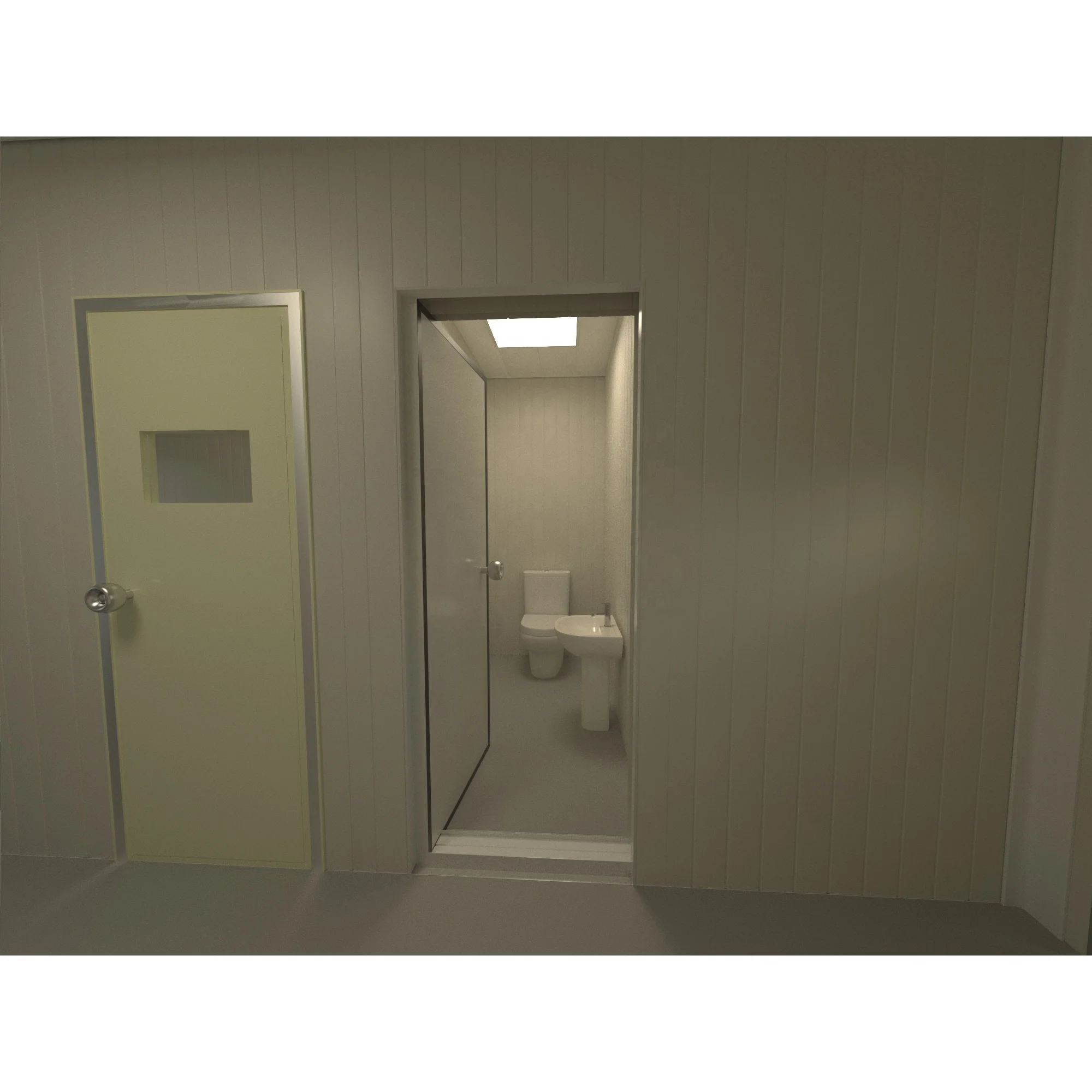 Prefab container house for  medical care hospitalization with expandable container frame