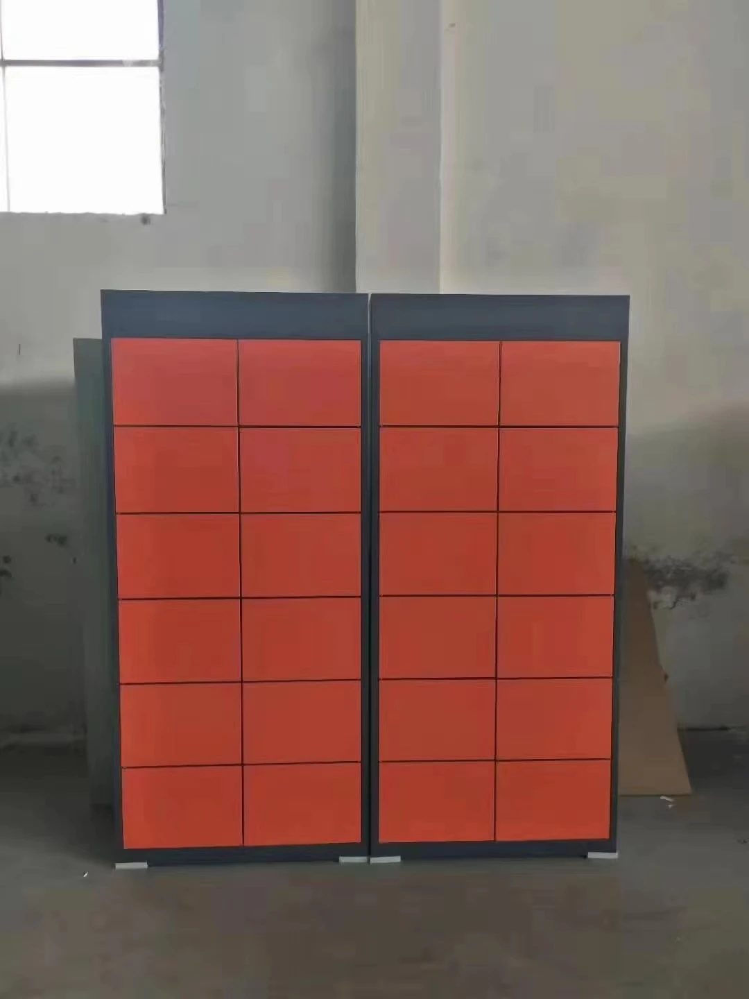 automatic locker electronic barcode print smart locker intelligent with polycarbonate windows Package Locker