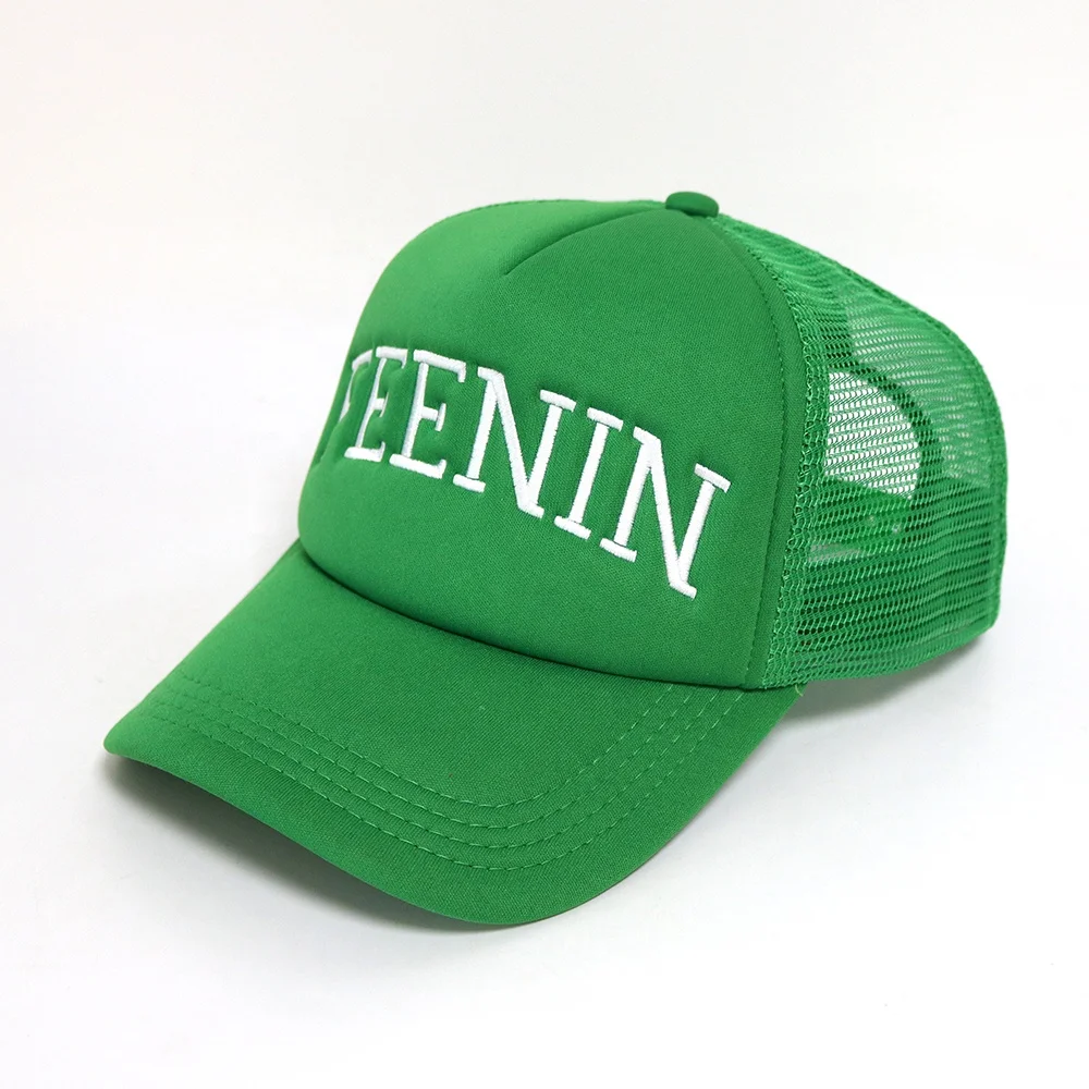 OEM Custom High Quality 5 Panel Adult Fashion Rope Design Foam Mesh Printing Trucker Cap,Sublimation Logo Bulk Trucker Hat