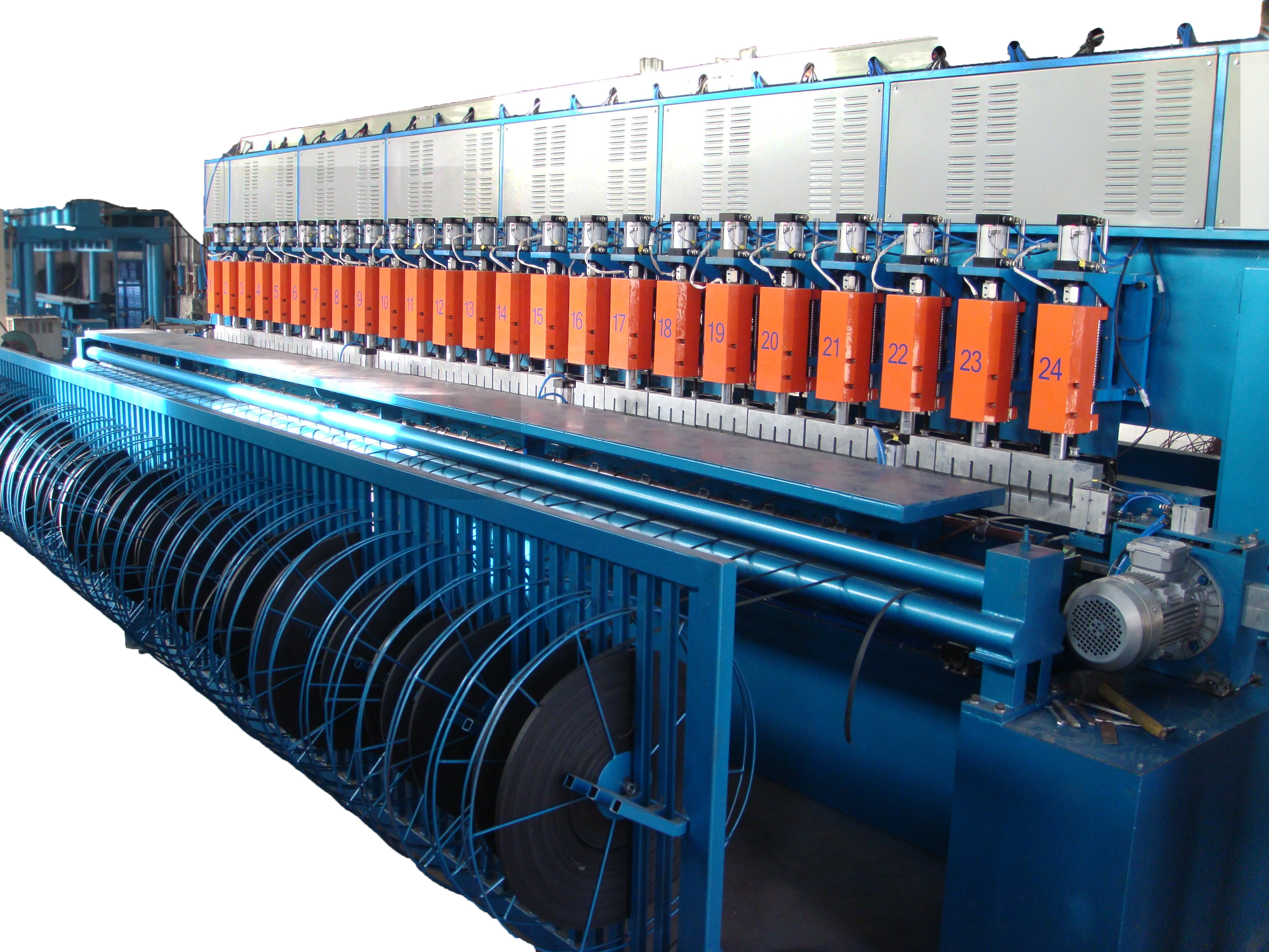 Warp knitted PET geogrid welding machine steel plastic geogrid PP geogrid ultrasonic welding production line