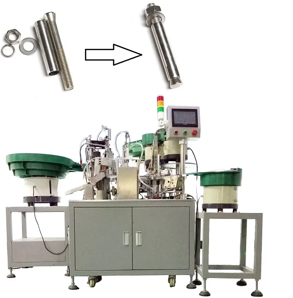 metal zinc expansion anchor bolt assembly making machine