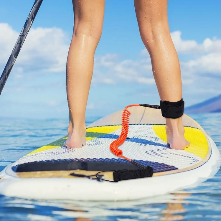 Woowave Hot Sale High Quality Sup Kayak Paddle Surfboard Leash for Surfing