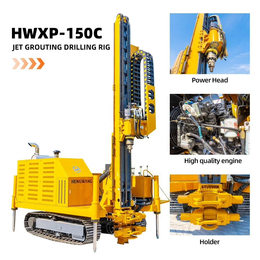 anchoring drilling Foundation grouting reinforcement project crawler anchor machine