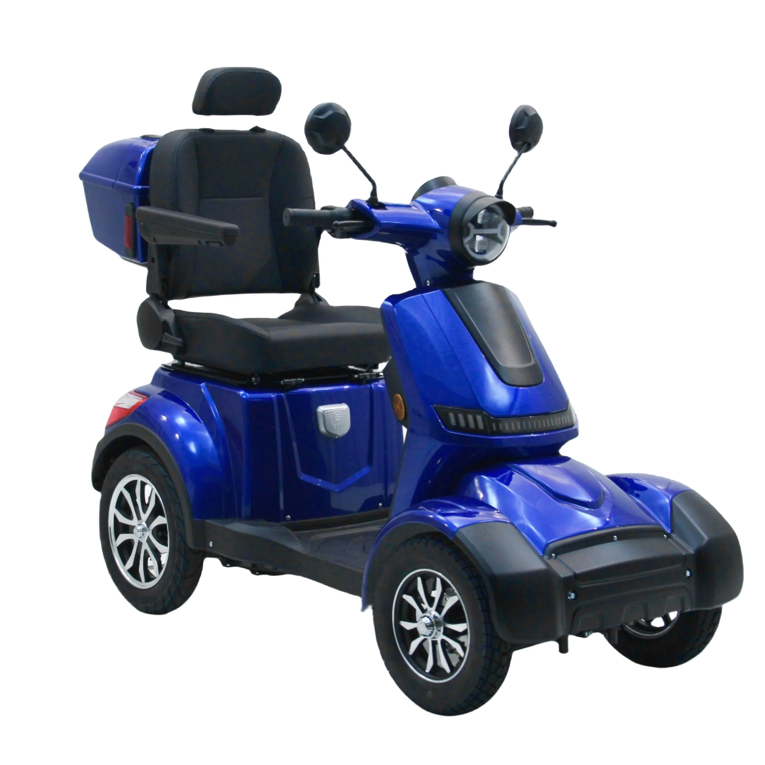 Новый Электрический 4 четырехколесный скутер для инвалидов 60V1000W