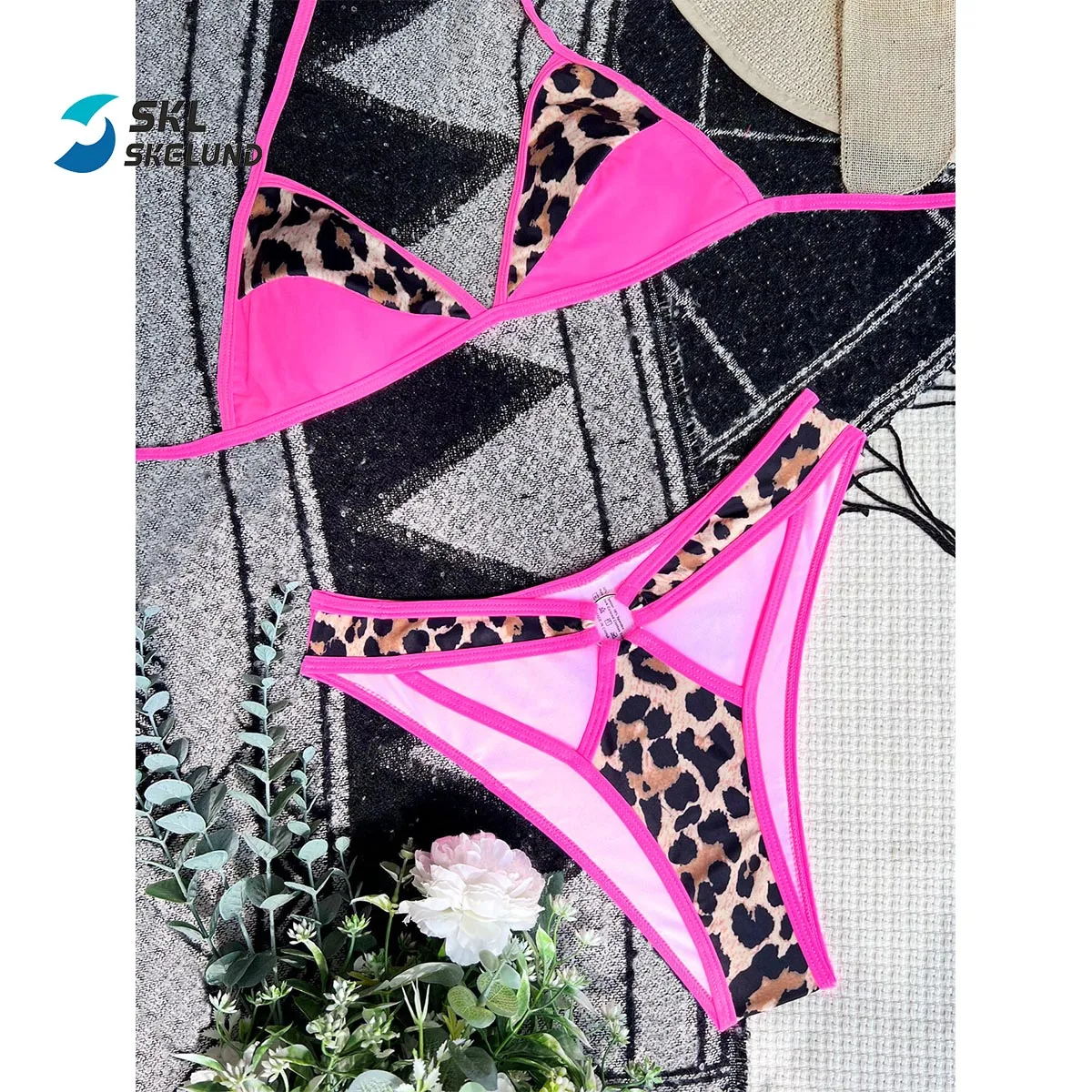 2022 Micro Bikini Leopard Print Young Girl Sexy Swimwear 2 Pieces Hot Swimsuit Micro Bikini Low Waist Micro Bikini
