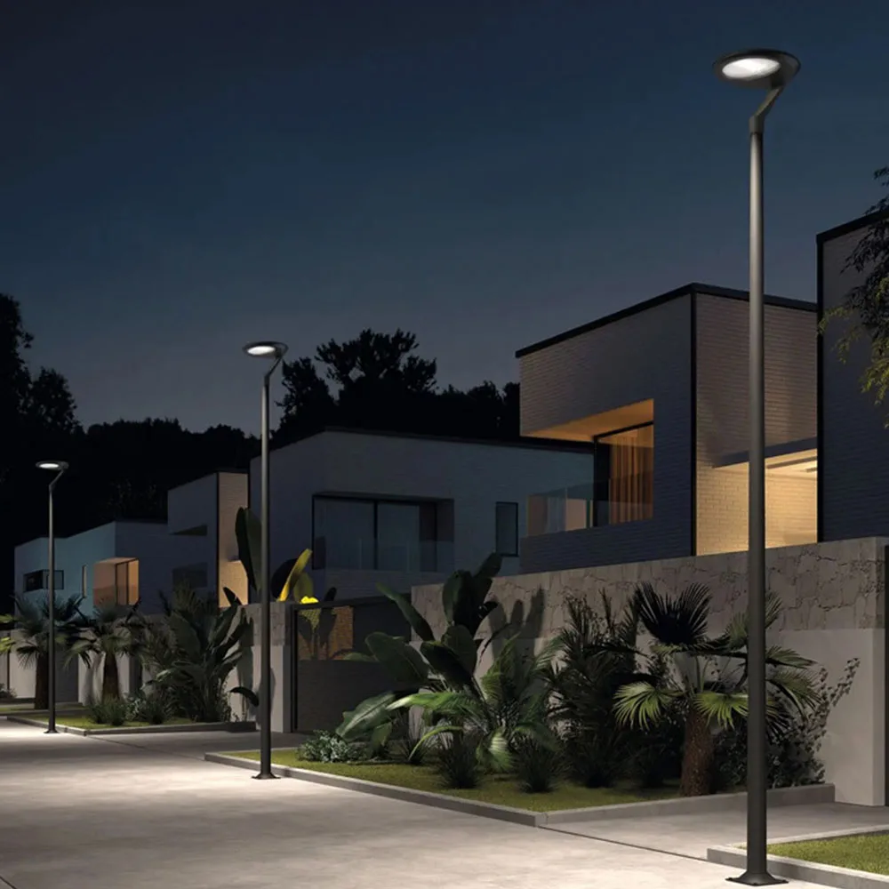 Top Rated 20W 30W 50W 70W 100W 120W 150W Front Yard Light Post Landscape Light Mounting Post Pillar Post Lights