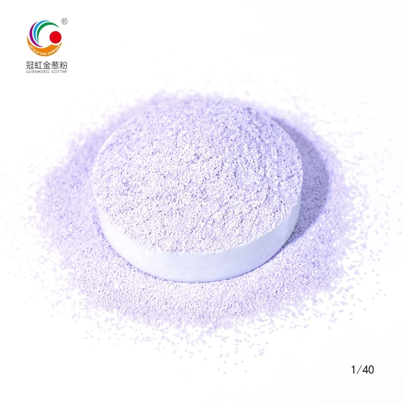 GH2538AL factory outlet bulk Cosmetic Glitter PET solvent resistance Glitter Plastic paint colour chart printing glitter powder