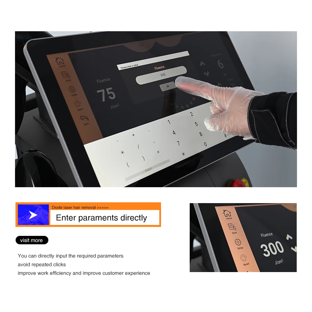 2023 Newest Professional Cloud computing Ice Cooling Titanium 1200W 755 808 1064 diode laser hair removal machine