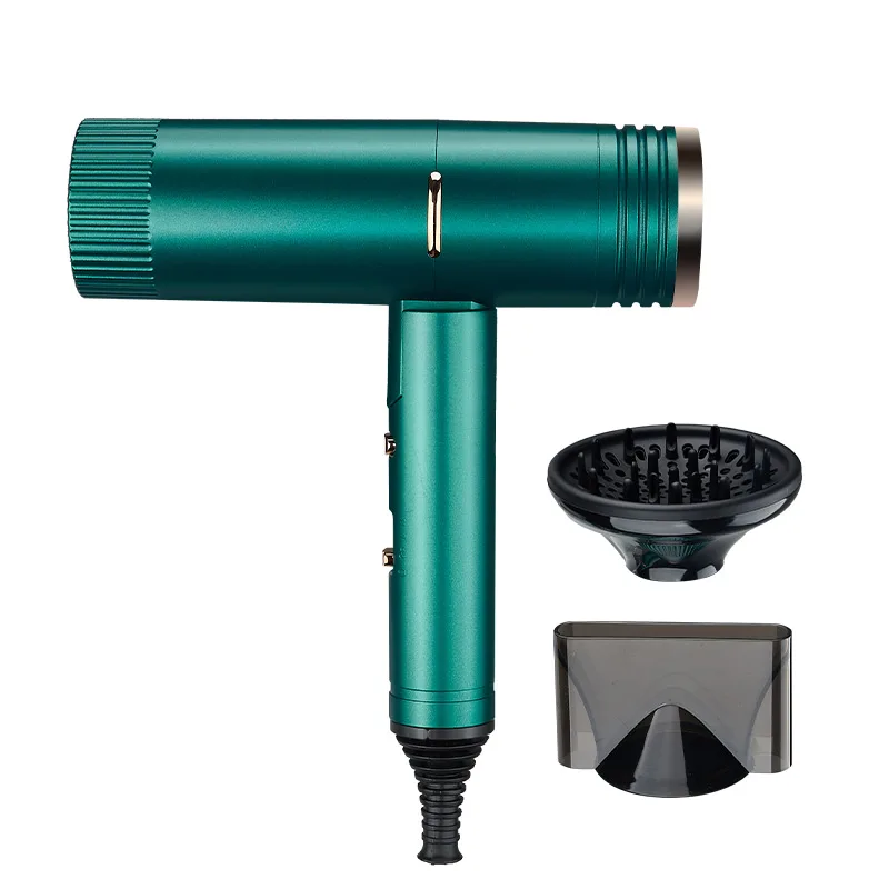 Lightweight Green T2 Hair Dryer Fast Drying Foldable Hair Blower Lossless Air Duct